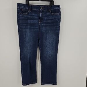 St. John's Bay Straight Leg Women's Blue Jeans Size 14PS